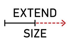 EXTEND SIZE EXTEND SIZE